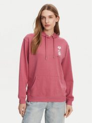 Roxy Bluza ERJFT04952 Różowy Regular Fit. Czerwone bluzy damskie Roxy, s, bez wzorów, z syntetyku, bez ramiączek, bez kaptura. Za 149.99 zł.