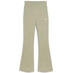 Damskie legginsy Puma Ess z wysokim stanem, rozkloszowane, zielone 2xl. Czarne legginsy damskie Puma, bez wzorów, z bawełny. Za 135.83 zł.