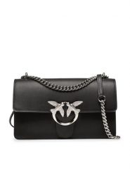 Pinko Torebka Love One Classic Dc PE 23 PLTT 100941 A0F1 Czarny. Czarne listonoszki damskie Pinko, bez wzorów, ze skóry, bez dodatków. Za 1,329.00 zł.