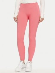 Guess Legginsy V4YB00 Z3F90 Różowy Slim Fit. Czerwone legginsy damskie Guess, z aplikacjami, z syntetyku. Za 169.99 zł.