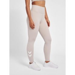 Damskie wysokie legginsy Hummel MT Grace. Szare legginsy damskie Hummel, bez wzorów. W wyprzedaży za 178.00 zł.