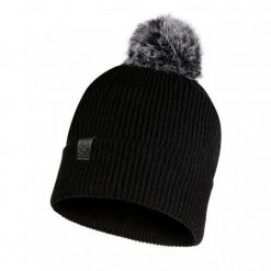 Czapka sportowa unisex Buff Knitted Hat Kesha Black wewnętrzna opaska z polaru. Czarne czapki damskie Buff, na jesień, bez wzorów, z dzianiny, eleganckie. Za 168.40 zł.