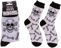 Aleszale Skarpetki z Czaszką - Czacha i Kości - rozmiar 42-46. Bielizna sportowa damska Aleszale, bez wzorów. Za 29.99 zł.