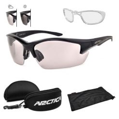 Okulary przeciwsłoneczne polaryzacyjne fotochromowe Arctica Performance S-148FP. Czarne okulary przeciwsłoneczne damskie ARCTICA. Za 235.00 zł.