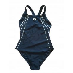 Strój kąpielowy jednoczęściowy damski na basen Arena Rising Sun. Niebieskie stroje kąpielowe damskie ARENA, s, bez wzorów. Za 59.00 zł.