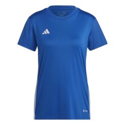 Koszulka damska adidas Tabela 23 Jersey. Białe bluzki damskie Adidas, xs, bez wzorów, z jersey, sportowe, bez kołnierzyka, bez ramiączek. Za 62.00 zł.