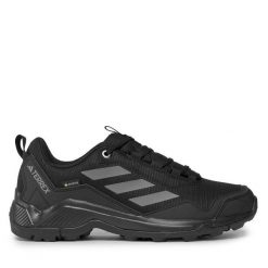 Trekkingi adidas. Czarne botki męskie Adidas, bez wzorów, bez obcasa, bez zapięcia. Za 479.99 zł.
