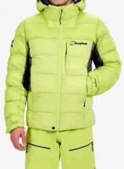Kurtka puchowa męska Berghaus MTN Arete Ultra Down Hoody. Żółte kurtki męskie Berghaus, m, bez wzorów, z materiału, bez kaptura. Za 1,583.99 zł.