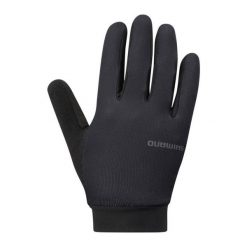 Damskie rękawiczki rowerowe EXPLORER FF, czarne. Czarne rękawiczki damskie Shimano, bez wzorów. Za 259.90 zł.