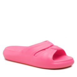 Klapki Melissa. Czerwone klapki damskie Melissa, bez wzorów, bez obcasa, bez zapięcia. Za 319.99 zł.