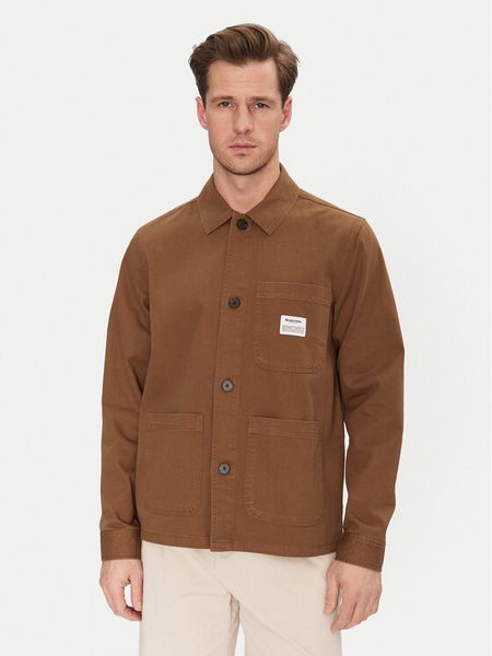 Resteröds Koszula 8243 6263 Khaki Regular Fit. Brązowe koszule męskie Resteröds, l, bez wzorów, z bawełny, bez kołnierzyka, bez ramiączek. Za 439.99 zł.