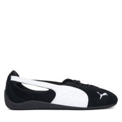 Baleriny Puma. Czarne balerinki damskie Puma, bez wzorów, bez obcasa, bez zapięcia. Za 399.99 zł.