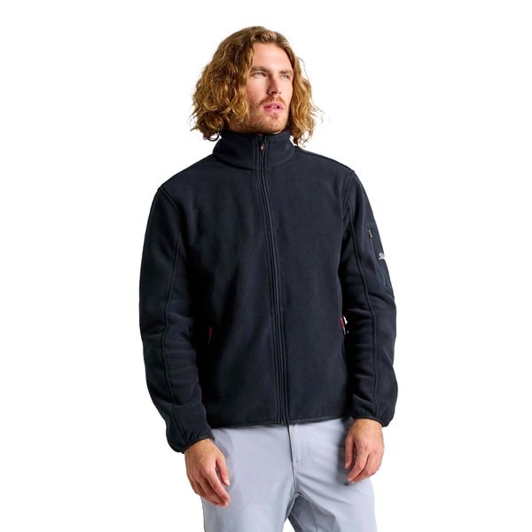 Sweter Slam Deck Fleece Dorośli. Czarne swetry męskie SLAM, s, bez wzorów, z materiału, sportowe, bez kołnierzyka, bez ramiączek. Za 469.99 zł.
