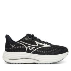 Buty do biegania Mizuno. Czarne obuwie sportowe damskie Mizuno, bez wzorów, bez zapięcia, do biegania, mizuno wave. Za 689.99 zł.