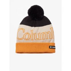 Czapka zimowa Columbia Polar Powder II Beanie - black/dark stone/sunstone. Brązowe czapki damskie Columbia, na zimę, bez wzorów, z polaru. Za 86.99 zł.