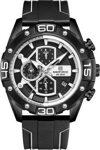 Zegarek Naviforce ZEGAREK MĘSKI NAVIFORCE NF8018T - CHRONOGRAF (zn123a). Zegarki męskie Naviforce, bez wzorów. Za 99.22 zł.