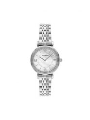 Emporio Armani Zegarek Gianni T-Bar AR11701 Srebrny. Szare, analogowe zegarki damskie Emporio Armani, srebrne. Za 1,379.00 zł.