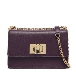 Torebka Furla. Fioletowe torebki do ręki damskie Furla, bez wzorów, bez dodatków. Za 1,559.00 zł.