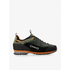 Buty trekkingowe męskie AKU Link GTX. Zielone buty zimowe męskie Aku, bez wzorów, bez obcasa, bez zapięcia. Za 752.99 zł.