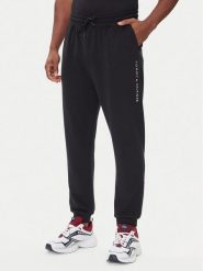 Tommy Hilfiger Spodnie dresowe UM0UM03664 Czarny Regular Fit. Czarne spodnie sportowe męskie Tommy Hilfiger, m, bez wzorów, z bawełny. Za 269.99 zł.