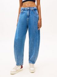 Tommy Jeans Dżinsy - Jeanie Balloon Kobiety Jeansy niebieski jednolity, 27-30. Niebieskie jeansy damskie Tommy Jeans, bez wzorów, z bawełny. Za 409.95 zł.