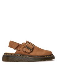 Dr. Martens Sandały Jorge 31568439 Brązowy. Brązowe sandały damskie Dr. Martens, bez wzorów, ze skóry, bez obcasa, na płaskiej podeszwie, bez zapięcia. W wyprzedaży za 469.99 zł.
