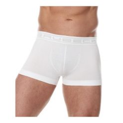 Bokserki męskie bawełniane Brubeck COMFORT COTTON. Białe bokserki męskie Brubeck, bez wzorów, z bawełny. Za 39.99 zł.