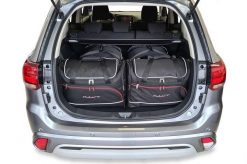 Torby Do Bagażnika Mitsubishi Outlander Phev 2014-2022 4Szt Kjust. Czarne torby podróżne damskie KJUST, bez wzorów, z kauczuku. Za 1,236.00 zł.