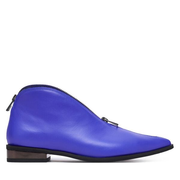 Botki United Nude. Niebieskie botki damskie United Nude, bez wzorów, bez obcasa, na płaskiej podeszwie, bez zapięcia. Za 1,129.00 zł.