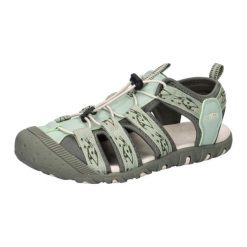 Sandały turystyczne damskie CMP Sahiph. Zielone sandały damskie CMP, bez wzorów, bez obcasa, bez zapięcia. Za 179.99 zł.