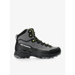 Buty trekkingowe męskie Scarpa Rush TRK LT GTX. Szare buty zimowe męskie Scarpa, bez wzorów, bez obcasa, bez zapięcia. Za 797.99 zł.