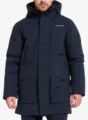 Kurtka ocieplana Didriksons Akilles Parka 2. Niebieskie kurtki męskie Didriksons, m, bez wzorów, z materiału, bez kaptura. Za 908.00 zł.