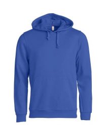 Clique Basic Hoody – bluza z kapturem unisex, tkanina odporna na piling – blue. Niebieskie bluzy damskie CLIQUE, l, bez wzorów, z bawełny, bez ramiączek, z kapturem. Za 166.63 zł.