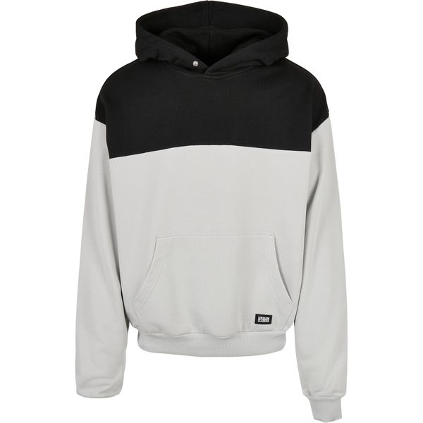 Hoodie Urban Classics upper block. Czarne bluzy męskie Urban Classics, m, bez wzorów, bez kaptura. Za 244.50 zł.