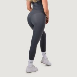 Legginsy damskie fitness z wysokim stanem NEO Iron. Szare legginsy damskie GYMBEAM, s, bez wzorów, z elastanu, z podwyższonym stanem, długie, na fitness i siłownię. Za 112.90 zł.