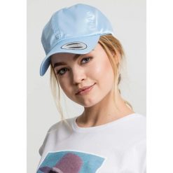 Czapka Flexfit low profile atin. Niebieskie czapki damskie FLEXFIT, bez wzorów, z poliesteru, eleganckie. Za 136.50 zł.
