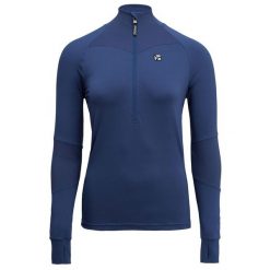 Bluza do narciarstwa biegowego z półgolfem damska Silvini Latera. Niebieskie bluzy damskie Silvini, na jesień, xl, bez wzorów, z materiału, bez ramiączek, bez kaptura. Za 259.99 zł.