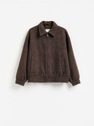 Kurtka z wełną - wielobarwny. Kurtki męskie Reserved, l, bez wzorów, z tkaniny, bez kaptura. Za 359.99 zł.