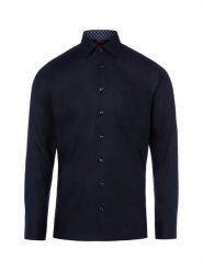 Finshley & Harding koszula biznesowa - Easy Care Mężczyźni Slim Fit Bawełna niebieski, 44. Niebieskie koszule męskie Finshley & Harding, m, bez wzorów, z bawełny, biznesowe, bez kołnierzyka, bez ramiączek. Za 119.95 zł.