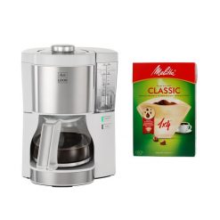 Zestaw ekspres Melitta Look V Perfection biały 1025-05 + filtry. Białe ekspresy przelewowe Melitta. W wyprzedaży za 349.01 zł.