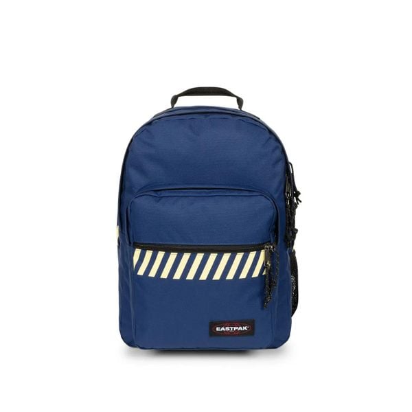 Plecak Eastpak Morius K40F. Niebieskie plecaki męskie Eastpak, bez wzorów, z materiału, biznesowe. Za 366.50 zł.