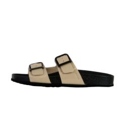 Sandały damskie Geox Brionia R M. Brązowe sandały damskie Geox, bez wzorów, bez obcasa, bez zapięcia. W wyprzedaży za 253.85 zł.