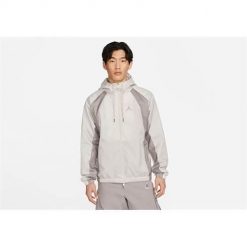 Kurtka uniwersalna męska Nike Air Jordan Essentials Woven. Szare kurtki męskie Nike, m, bez wzorów, z syntetyku, klasyczne, z kapturem. Za 538.00 zł.