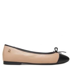 Baleriny Tommy Hilfiger. Balerinki damskie Tommy Hilfiger, bez wzorów, bez obcasa, bez zapięcia. Za 429.99 zł.
