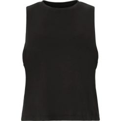 Damski tank top Athlecia Pacy. Czarne topy damskie Athlecia, bez wzorów, eleganckie, bez kołnierzyka, bez ramiączek. Za 105.00 zł.