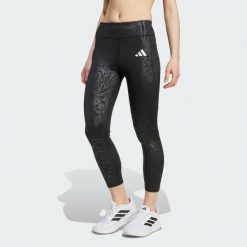Legginsy All Sports Optime Animal Print. Białe legginsy damskie Adidas, bez wzorów. W wyprzedaży za 134.25 zł.
