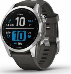 Zegarek sportowy Garmin Fenix 7S Grafitowy (010-02539-01). Szare zegarki sportowe Garmin, bez wzorów. Za 2,287.50 zł.