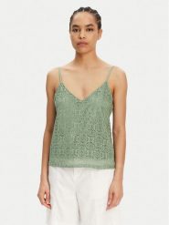 Vero Moda Top Maya 10325031 Zielony Regular Fit. Zielone topy damskie Vero Moda, s, bez wzorów, z syntetyku, bez kołnierzyka, bez ramiączek. Za 89.99 zł.