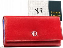 Rovicky Skórzany, duży portfel damski na zatrzask - Rovicky NoSize. Portfele damskie ROVICKY. Za 178.44 zł.