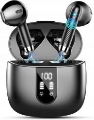 Słuchawki Bokman Bezprzewodowe słuchawki douszne, słuchawki Bluetooth V5.3 z 4 mikrofonami. Słuchawki bezprzewodowe Bokman. Za 45.00 zł.